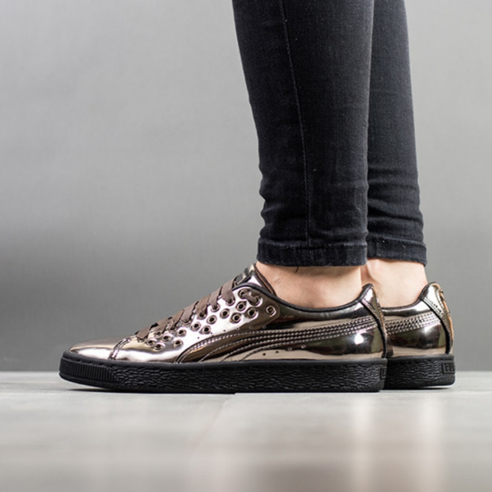 Puma Basket XL Metallic Sneakers - Picture 4 of 9
